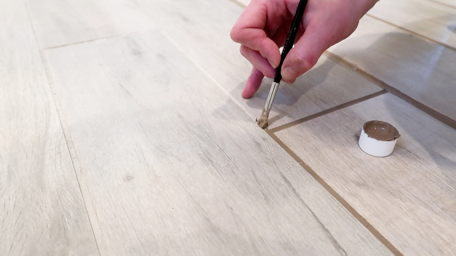 Painting Grout In Our Kitchen Did It Work? Oak Abode